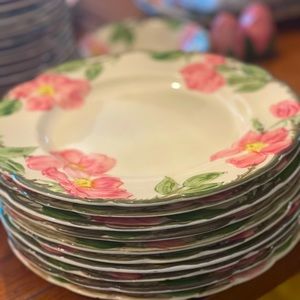 Desert Rose Luncheon Plate USA 10 piece